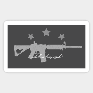 Shall Not be Infringed v1 (Distressed) Sticker